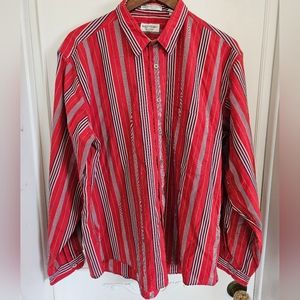 Vintage Yves Saint Laurent YSL Long Sleeve Button-Up Shirt